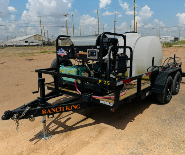 Patriot trailer mounted pressure washer rental